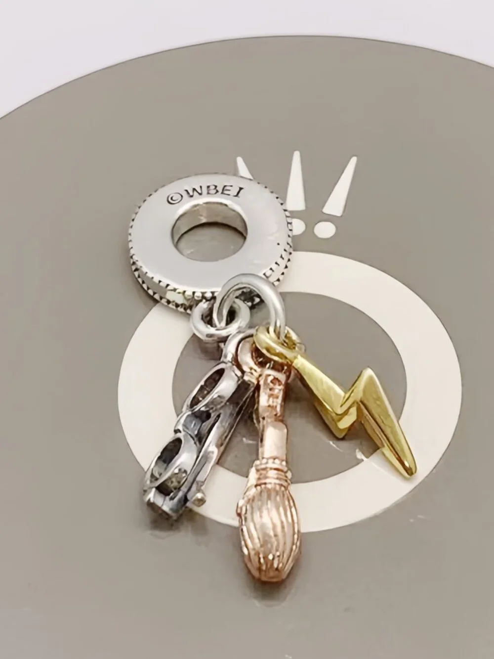 Pandora Harry Potter, Glasses, Nimbus 2000 & Lightning Bolt Dangle Charm